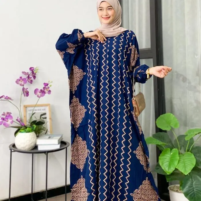 Kaftan Sonya warna Navy