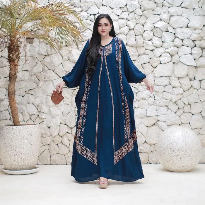 Kaftan Karina warna Navy