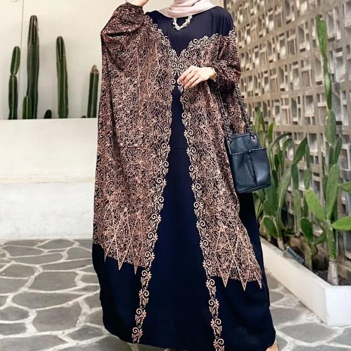 Kaftan Alexa warna Navy