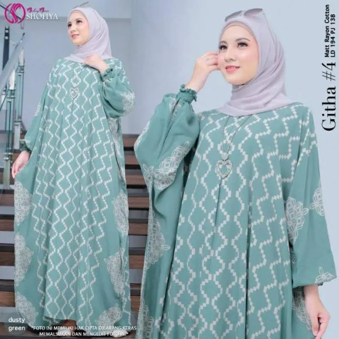 Kaftan Sonya warna Sage