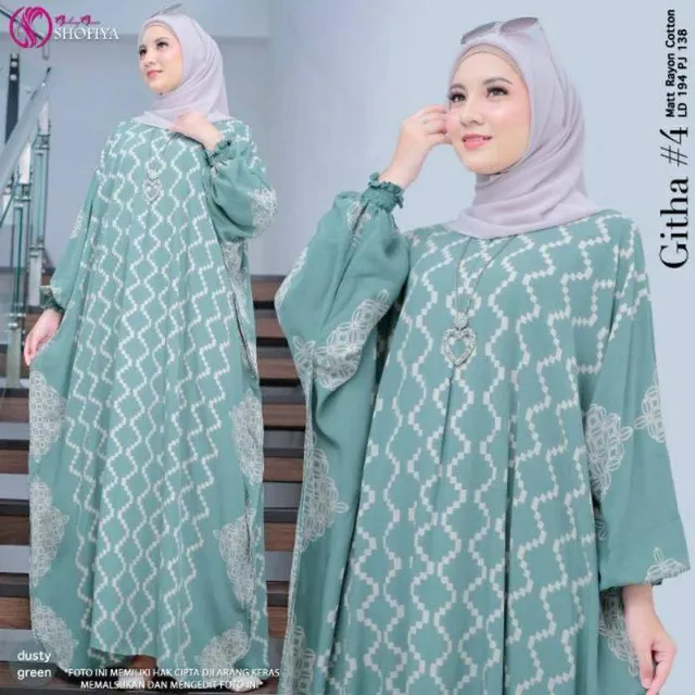 Kaftan Sonya warna Sage